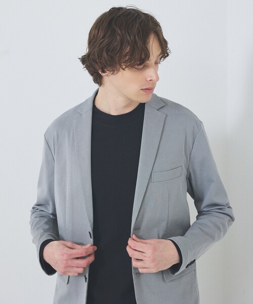 ABAHOUSE GRAY（アバハウスグレイ）の「【セットアップ対応】COOL DRY TOUCH ジャケット /接触冷感 /吸水速乾 /UVカット（テーラードジャケット・メンズ・ベージュ/グレー/ブラック・44/46/48/50）」の16枚目の写真