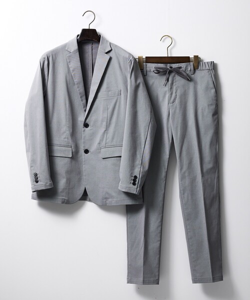ABAHOUSE GRAY（アバハウスグレイ）の「【セットアップ対応】COOL DRY TOUCH ジャケット /接触冷感 /吸水速乾 /UVカット（テーラードジャケット・メンズ・ベージュ/グレー/ブラック・44/46/48/50）」の19枚目の写真