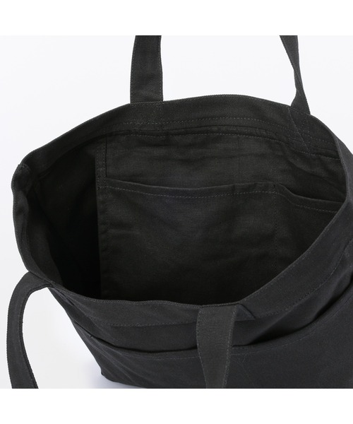 無印良品(ムジルシリョウヒン)の「帆布 横型 トートバッグ(トートバッグ・レディース・ブラック・FREE)」の4枚目の写真