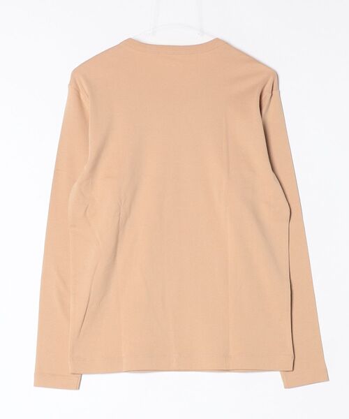 three dots(スリードッツ)の「オーガニックコットンニット クルーネック(Tシャツ/カットソー・メンズ・ベージュ系その他・SMALL/MEDIUM/LARGE)」の2枚目の写真