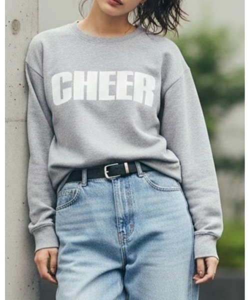 CHEER(チアー)の「ネオンカラースウェットBIGトレーナー(スウェット・レディース・グレー/ブラック×ピンク/ピンク/ブラック×ホワイト/ホワイト/ライトグリーン/ブラック×グリーン・S/M/L)」の1枚目の写真