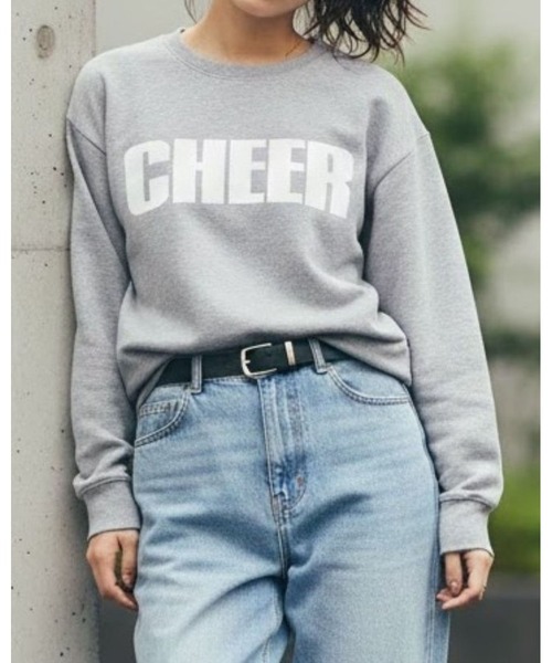 CHEER(チアー)の「ネオンカラースウェットBIGトレーナー(スウェット・レディース・グレー/ブラック×ピンク/ピンク/ブラック×ホワイト/ホワイト/ライトグリーン/ブラック×グリーン・S/M/L)」の21枚目の写真