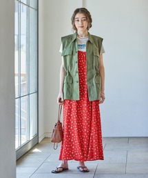 GEORGE'S（ジョージズ）の「フラワープリントキャミワンピース（ワンピース）」