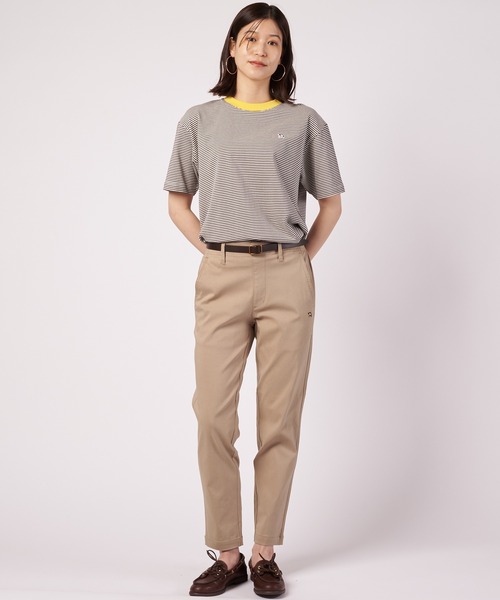 Arnold Palmer(アーノルドパーマー)の「シェア ボーダー リンガー Tシャツ(Tシャツ/カットソー・レディース・ブルー/チャコールグレー/ブラック・M/LL/XS/S/L)」の9枚目の写真