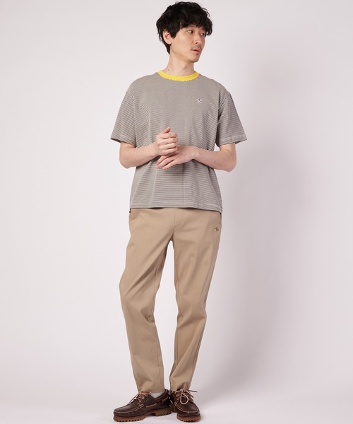 Arnold Palmer(アーノルドパーマー)の「シェア ボーダー リンガー Tシャツ(Tシャツ/カットソー・レディース・ブルー/チャコールグレー/ブラック・M/LL/XS/S/L)」の11枚目の写真