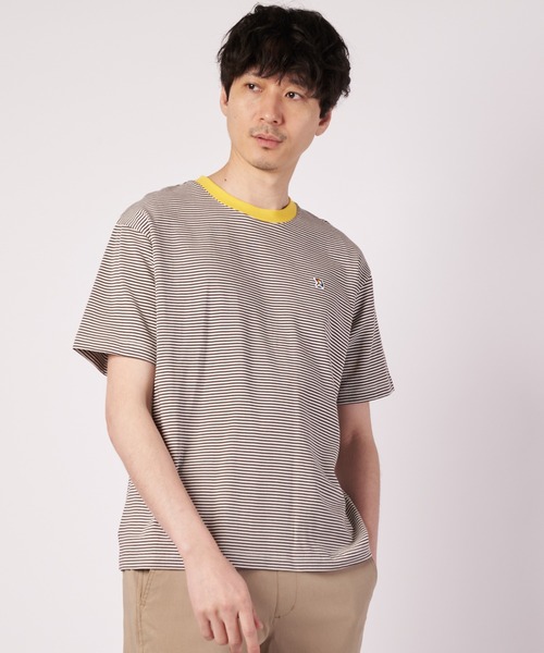 Arnold Palmer(アーノルドパーマー)の「シェア ボーダー リンガー Tシャツ(Tシャツ/カットソー・レディース・ブルー/チャコールグレー/ブラック・M/LL/XS/S/L)」の10枚目の写真