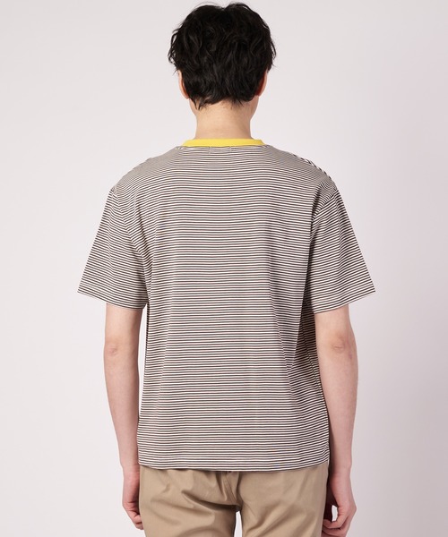Arnold Palmer(アーノルドパーマー)の「シェア ボーダー リンガー Tシャツ(Tシャツ/カットソー・レディース・ブルー/チャコールグレー/ブラック・M/LL/XS/S/L)」の17枚目の写真