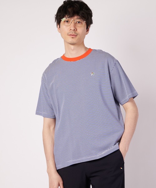 Arnold Palmer(アーノルドパーマー)の「シェア ボーダー リンガー Tシャツ(Tシャツ/カットソー・レディース・ブルー/チャコールグレー/ブラック・M/LL/XS/S/L)」の13枚目の写真