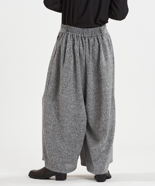 NO ID.(ノーアイディ)の「mp14811-ワイドラップトラウザーズ パンツ(458006-439P)(その他パンツ・メンズ・ミックスグレー/ブラック・2/1)」の20枚目の写真