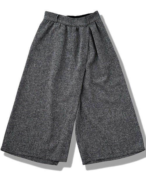NO ID.(ノーアイディ)の「mp14811-ワイドラップトラウザーズ パンツ(458006-439P)(その他パンツ・メンズ・ミックスグレー/ブラック・2/1)」の21枚目の写真