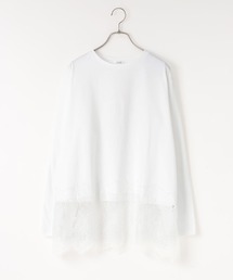 LOWRYS FARM | レースレイヤードＬＳ 663968(Tシャツ/カットソー)