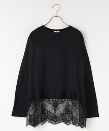 LOWRYS FARM | レースレイヤードＬＳ 663968(Tシャツ/カットソー)