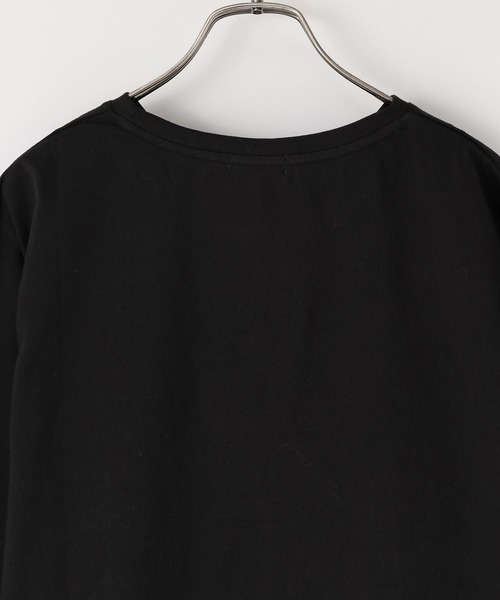 LOWRYS FARM（ローリーズファーム）の「レースレイヤードＬＳ 663968（Tシャツ/カットソー・レディース・ブラック/ホワイト・FREE）」の9枚目の写真