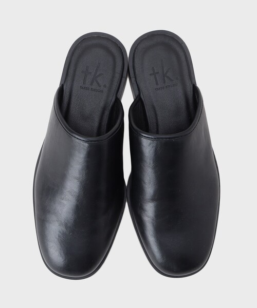 tk.TAKEO KIKUCHI(ティーケータケオキクチ)の「ラウンドトゥミュール(サンダル・メンズ・ブラック・75/65)」の6枚目の写真