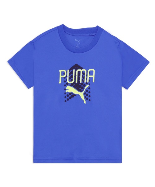 PUMA スポーツ シャツ 青色 セール】PUMA プーマ ボーイズ アクティブ スポーツ ポリ グラフィック