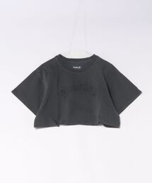 【Hurley:ハーレー】レディースオーバーサイズクロップドTシャツ OVRSZD EMB OE LOGO CRPD SS TEE