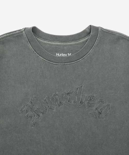 Hurley (ハーレー)の「【Hurley:ハーレー】レディースオーバーサイズクロップドTシャツ OVRSZD EMB OE LOGO CRPD SS TEE(Tシャツ/カットソー・レディース・ブルーグレー/ブラック/カーキブラウン・LARGE/SMALL/MEDIUM)」の9枚目の写真