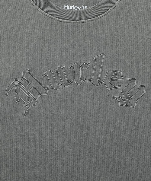 Hurley (ハーレー)の「【Hurley:ハーレー】レディースオーバーサイズクロップドTシャツ OVRSZD EMB OE LOGO CRPD SS TEE(Tシャツ/カットソー・レディース・ブルーグレー/ブラック/カーキブラウン・LARGE/SMALL/MEDIUM)」の4枚目の写真