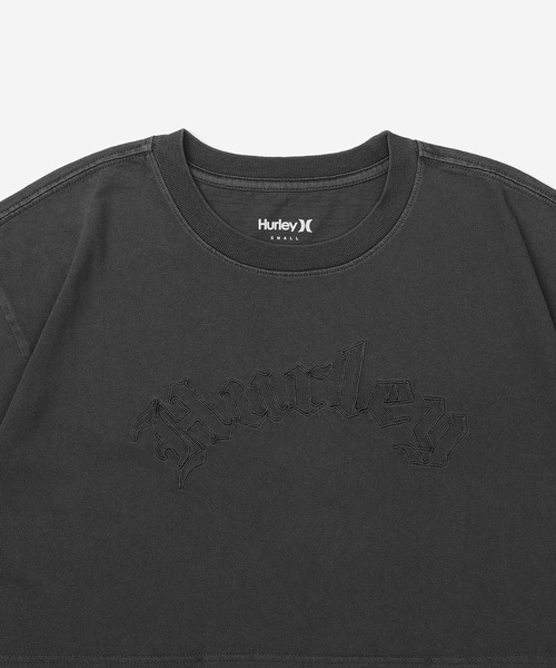Hurley (ハーレー)の「【Hurley:ハーレー】レディースオーバーサイズクロップドTシャツ OVRSZD EMB OE LOGO CRPD SS TEE(Tシャツ/カットソー・レディース・ブルーグレー/ブラック/カーキブラウン・LARGE/SMALL/MEDIUM)」の11枚目の写真