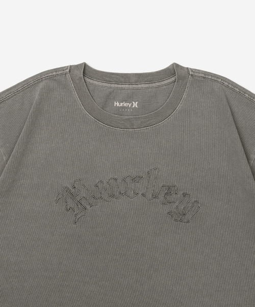 Hurley (ハーレー)の「【Hurley:ハーレー】レディースオーバーサイズクロップドTシャツ OVRSZD EMB OE LOGO CRPD SS TEE(Tシャツ/カットソー・レディース・ブルーグレー/ブラック/カーキブラウン・LARGE/SMALL/MEDIUM)」の15枚目の写真