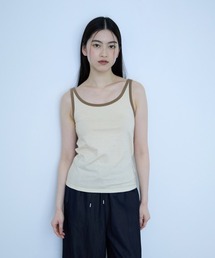 VICKY | バイカラーパイピングタンクトップ(タンクトップ)