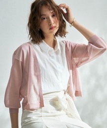 2026春夏新作 ラメシアーボレロカーディガン