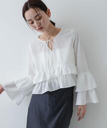 SENSE OF PLACE by URBAN RESEARCH | ダブルフリルブラウス(シャツ/ブラウス)