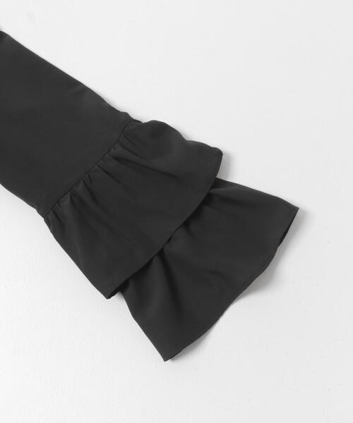 SENSE OF PLACE by URBAN RESEARCH（センスオブプレイスバイアーバンリサーチ）の「ダブルフリルブラウス（シャツ/ブラウス・レディース・オフホワイト/ブラック/ベージュ・ONE）」の11枚目の写真