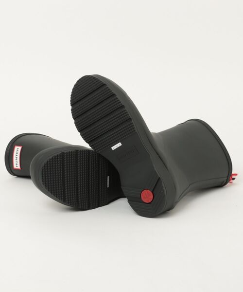 ASBee(アスビー)の「HUNTER ハンター ORIGINAL PLAY BOOT MID【完全防水】レインブーツ(オリジナルプレイブーツミッド) MFS9087RMA BLK ブラック(レインシューズ・メンズ・ブラック・25.0cm/26.0cm/27.0cm/28.0cm)」の3枚目の写真