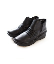 Pointer（shoes）（ポインター）の「【本革・軽量】5cmヒールサイドゴア ブーツ（ブーツ）」