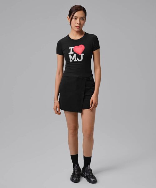 JORDAN BRAND(ジョーダンブランド)の「ジョーダン フライト ウィメンズ グラフィック Tシャツ / Jordan Flight Women's Graphic T-Shirt IR0771-010 Black(Tシャツ/カットソー・レディース・ブラック・XS/XL/S/M/L)」の5枚目の写真