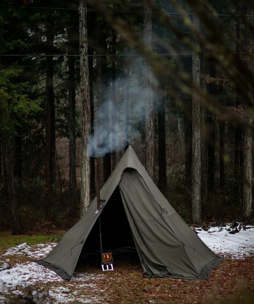 GRIP SWANY(グリップスワニー)の「【GST-04】04FIRE PROOF GS MOTHER TENT(アウトドアグッズ・メンズ・オリーブ/ブラック・FREE)」の16枚目の写真