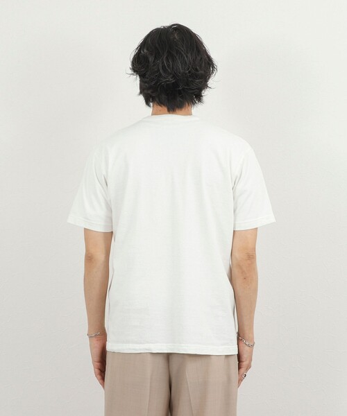 NOLLEY’S（ノーリーズ）の「別注 ナマケモノ プリントTシャツ 26SS（Tシャツ/カットソー・メンズ・ネイビー/ホワイト/ライトグレー・S/M/L）」の13枚目の写真