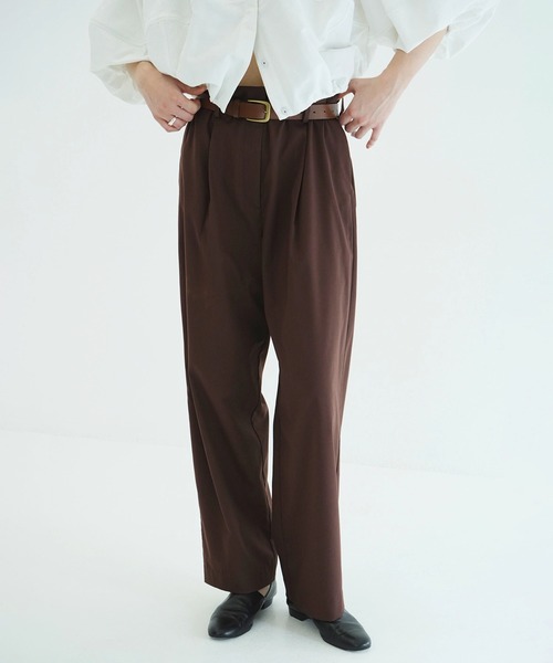 セール】WAIST BELT DAD PANTS（その他パンツ）｜CLANE（クラネ）の