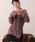 loin nuit�i�������j���C�j�́uasymmetry lace up knit / �A�V�����g���[���[�X�A�b�v�j�b�g�i�j�b�g/�Z�[�^�[�j�v�b�X���[�N�s���N