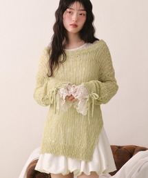 sheer layered color tops / シアーレイヤードカラートップス（Tシャツ