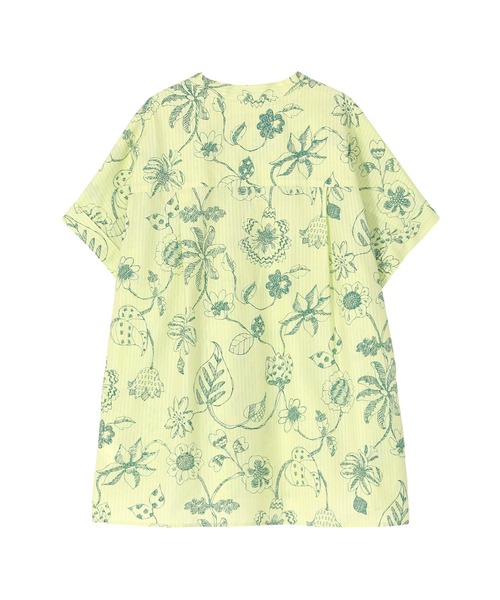 ZUCCa(ズッカ)の「DRAWING FLOWER PRINT / シャツ(シャツ/ブラウス・レディース・イエロー・M size)」の2枚目の写真