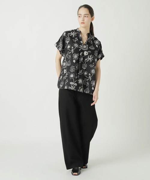 ZUCCa(ズッカ)の「DRAWING FLOWER PRINT / シャツ(シャツ/ブラウス・レディース・イエロー・M size)」の11枚目の写真