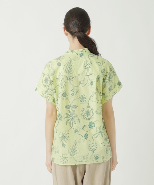 ZUCCa(ズッカ)の「DRAWING FLOWER PRINT / シャツ(シャツ/ブラウス・レディース・イエロー・M size)」の8枚目の写真