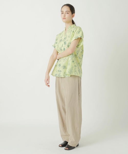 ZUCCa(ズッカ)の「DRAWING FLOWER PRINT / シャツ(シャツ/ブラウス・レディース・イエロー・M size)」の9枚目の写真