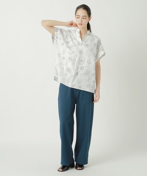 ZUCCa(ズッカ)の「DRAWING FLOWER PRINT / シャツ(シャツ/ブラウス・レディース・イエロー・M size)」の10枚目の写真
