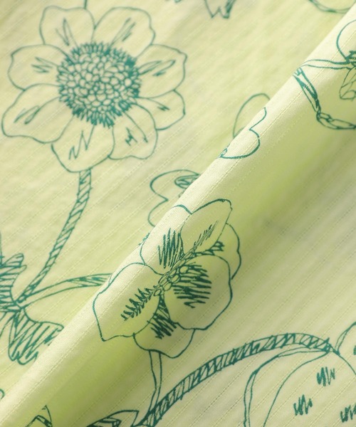 ZUCCa(ズッカ)の「DRAWING FLOWER PRINT / シャツ(シャツ/ブラウス・レディース・イエロー・M size)」の5枚目の写真