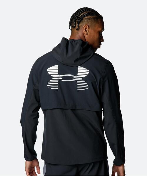 UNDER ARMOUR（アンダーアーマー）の「UAベロシティプロ ストーム ジャケット（ランニング/メンズ）（その他アウター・メンズ・ブラック・XL/2XL/M/L）」の2枚目の写真