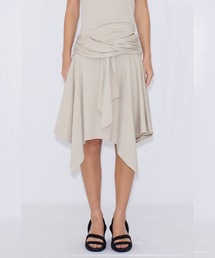 VIAVANDA | ASYMMETRIC DRAPE SKIRT(スカート)