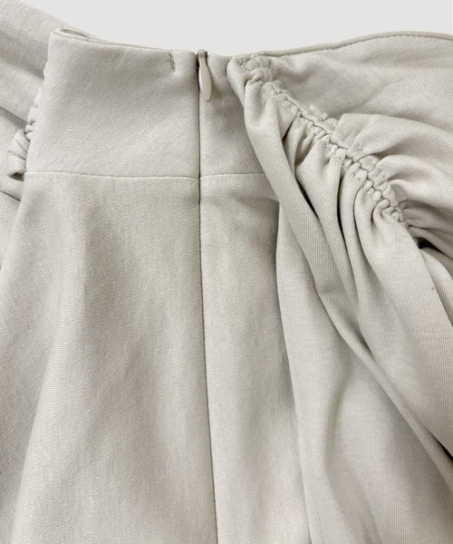 VIAVANDA（ヴィアヴァンダ）の「ASYMMETRIC DRAPE SKIRT（スカート・レディース・グレー/ブラック・FREE）」の22枚目の写真