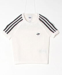 adidas Originals | adidas W KNITTED CROCHET CALI TEE WY172(Tシャツ/カットソー)