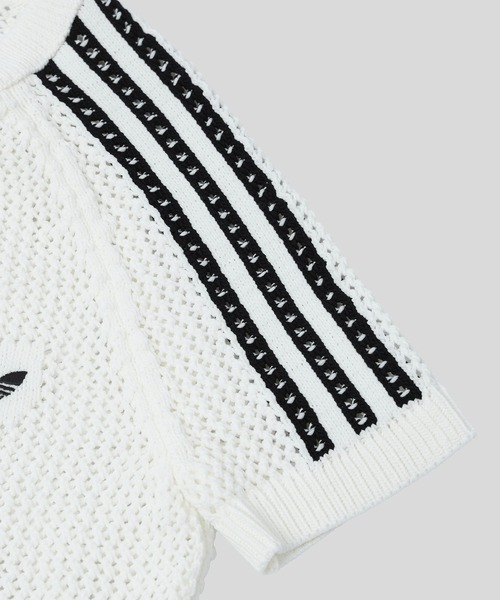 adidas Originals(アディダスオリジナルス)の「adidas W KNITTED CROCHET CALI TEE WY172(Tシャツ/カットソー・レディース・ホワイト・S/M)」の6枚目の写真