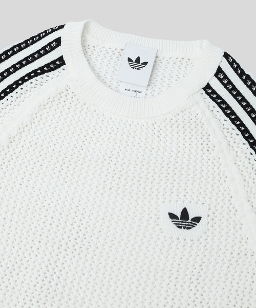 adidas Originals(アディダスオリジナルス)の「adidas W KNITTED CROCHET CALI TEE WY172(Tシャツ/カットソー・レディース・ホワイト・S/M)」の4枚目の写真
