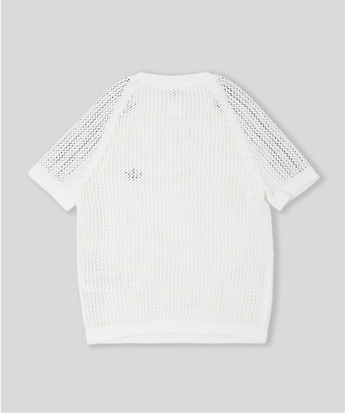 adidas Originals(アディダスオリジナルス)の「adidas W KNITTED CROCHET CALI TEE WY172(Tシャツ/カットソー・レディース・ホワイト・S/M)」の3枚目の写真