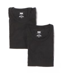 【LEVI'S/リーバイス】【裾レッドタブ付】2枚組 無地Tシャツ クルーネック 2Pパック コットン100% 綿100%